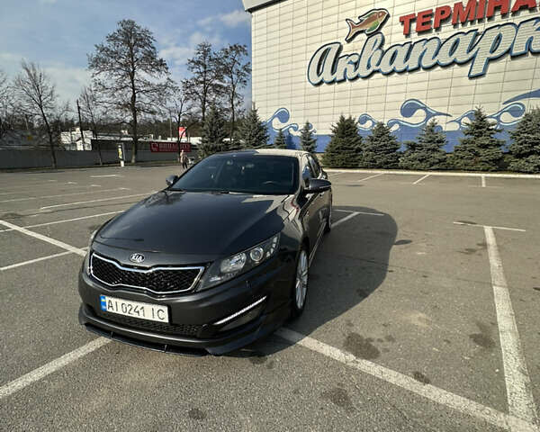 Серый Киа Оптима, объемом двигателя 2 л и пробегом 187 тыс. км за 10100 $, фото 3 на Automoto.ua