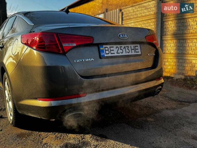Сірий Кіа Оптіма, об'ємом двигуна 2.36 л та пробігом 218 тис. км за 9200 $, фото 10 на Automoto.ua