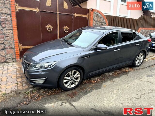 Сірий Кіа Оптіма, об'ємом двигуна 2 л та пробігом 211 тис. км за 10000 $, фото 2 на Automoto.ua