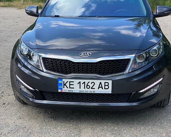 Серый Киа Оптима, объемом двигателя 2 л и пробегом 158 тыс. км за 10800 $, фото 1 на Automoto.ua