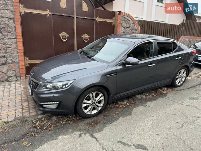 Серый Киа Оптима, объемом двигателя 2 л и пробегом 211 тыс. км за 10200 $, фото 3 на Automoto.ua