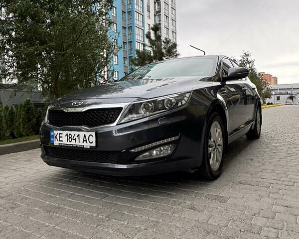 Серый Киа Оптима, объемом двигателя 2 л и пробегом 153 тыс. км за 10500 $, фото 1 на Automoto.ua