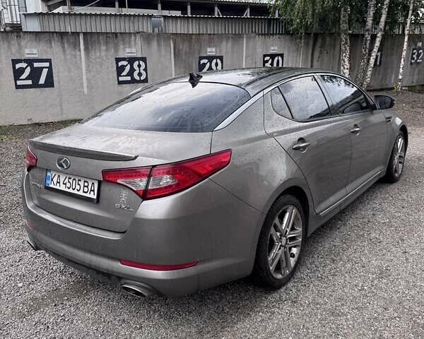 Сірий Кіа Оптіма, об'ємом двигуна 2 л та пробігом 208 тис. км за 9500 $, фото 2 на Automoto.ua