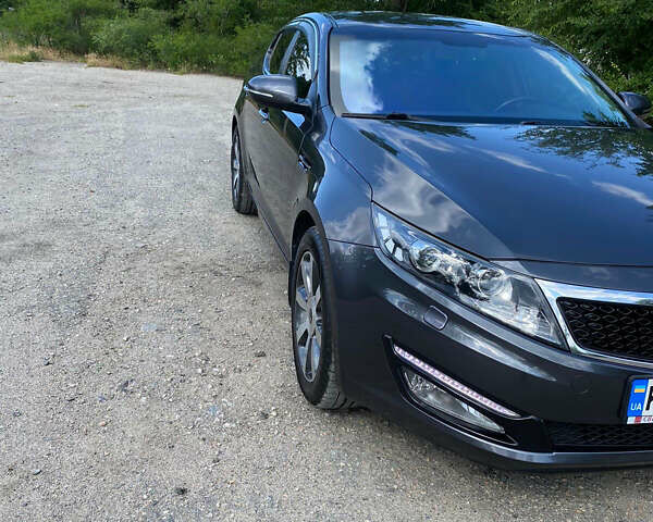 Серый Киа Оптима, объемом двигателя 2 л и пробегом 158 тыс. км за 10800 $, фото 7 на Automoto.ua