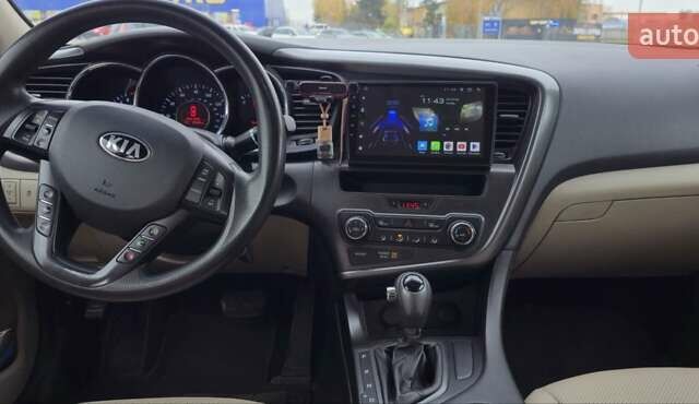 Сірий Кіа Оптіма, об'ємом двигуна 2.36 л та пробігом 112 тис. км за 9500 $, фото 13 на Automoto.ua