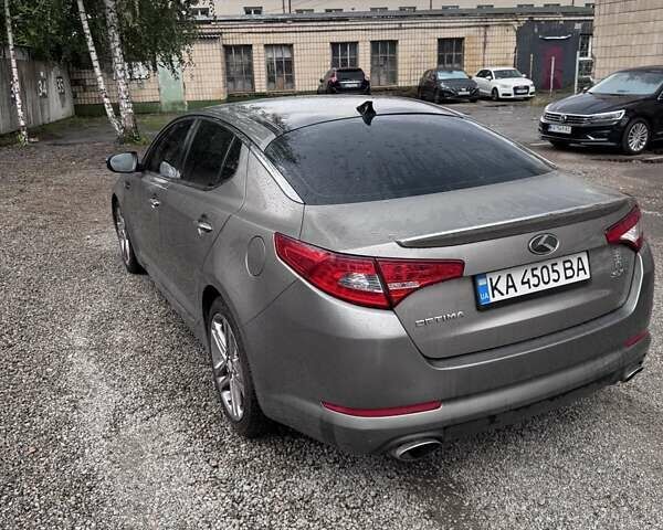 Сірий Кіа Оптіма, об'ємом двигуна 2 л та пробігом 208 тис. км за 9500 $, фото 1 на Automoto.ua