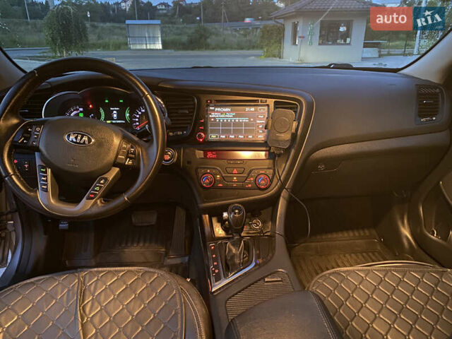Серый Киа Оптима, объемом двигателя 2 л и пробегом 250 тыс. км за 10500 $, фото 4 на Automoto.ua