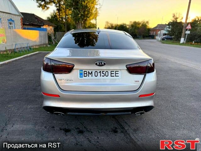 Серый Киа Оптима, объемом двигателя 2.4 л и пробегом 200 тыс. км за 8800 $, фото 3 на Automoto.ua