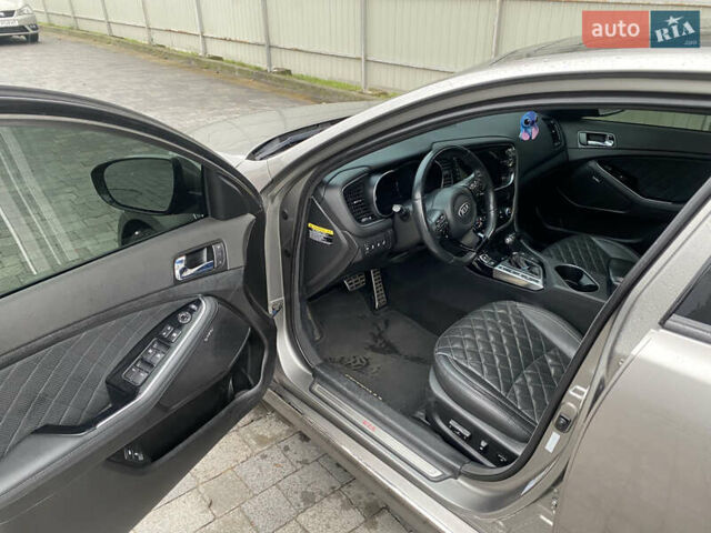 Серый Киа Оптима, объемом двигателя 2 л и пробегом 88 тыс. км за 13200 $, фото 10 на Automoto.ua