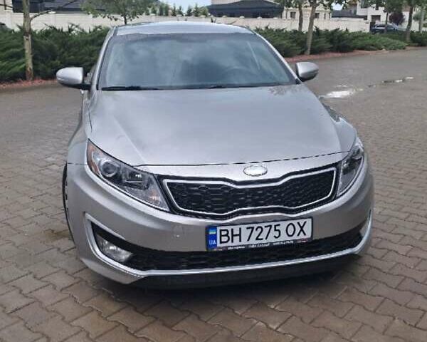 Серый Киа Оптима, объемом двигателя 2.4 л и пробегом 160 тыс. км за 10500 $, фото 2 на Automoto.ua