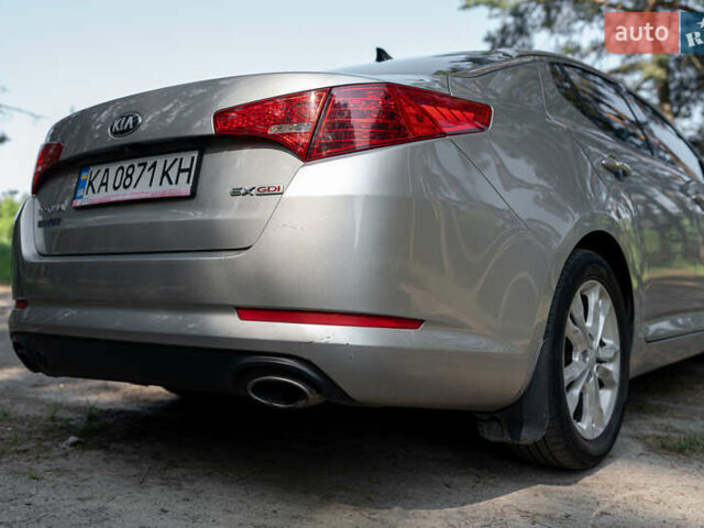 Серый Киа Оптима, объемом двигателя 2.4 л и пробегом 200 тыс. км за 9000 $, фото 7 на Automoto.ua