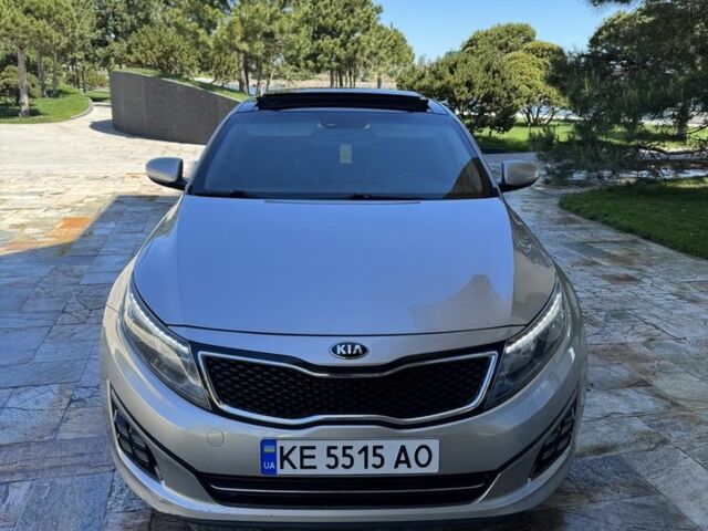 Серый Киа Оптима, объемом двигателя 2 л и пробегом 265 тыс. км за 10800 $, фото 3 на Automoto.ua