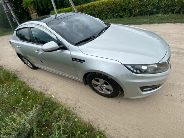 Серый Киа Оптима, объемом двигателя 2 л и пробегом 290 тыс. км за 6500 $, фото 1 на Automoto.ua