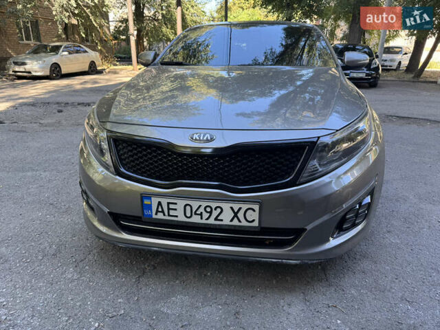 Серый Киа Оптима, объемом двигателя 2 л и пробегом 153 тыс. км за 12800 $, фото 2 на Automoto.ua