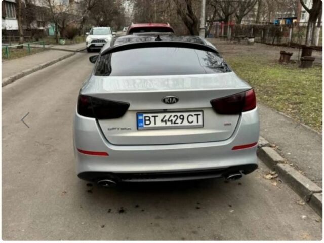 Серый Киа Оптима, объемом двигателя 2.4 л и пробегом 150 тыс. км за 9500 $, фото 2 на Automoto.ua