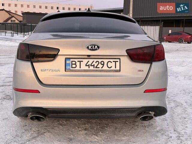 Серый Киа Оптима, объемом двигателя 2.4 л и пробегом 170 тыс. км за 6500 $, фото 11 на Automoto.ua