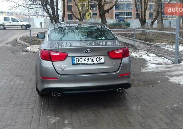 Серый Киа Оптима, объемом двигателя 2.4 л и пробегом 200 тыс. км за 9800 $, фото 9 на Automoto.ua