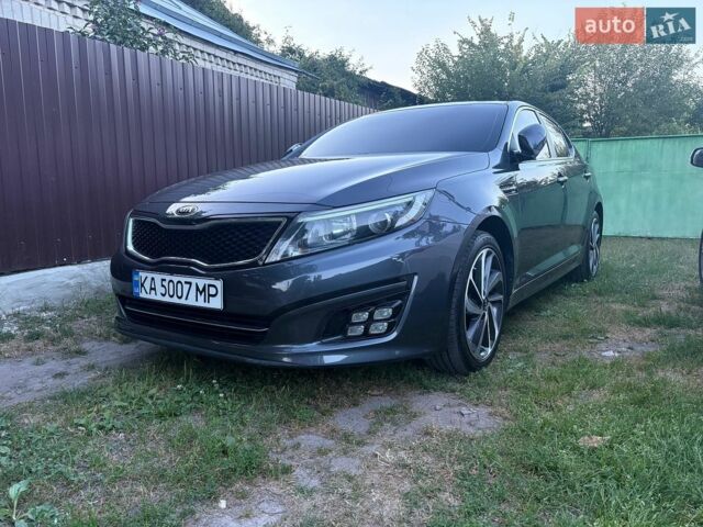 Сірий Кіа Оптіма, об'ємом двигуна 2 л та пробігом 170 тис. км за 10800 $, фото 7 на Automoto.ua