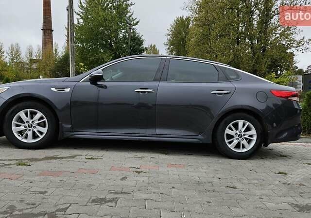 Серый Киа Оптима, объемом двигателя 2.36 л и пробегом 120 тыс. км за 10000 $, фото 14 на Automoto.ua