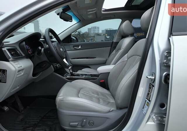 Серый Киа Оптима, объемом двигателя 2.4 л и пробегом 121 тыс. км за 12490 $, фото 14 на Automoto.ua