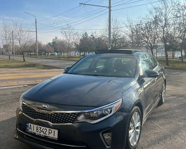 Сірий Кіа Оптіма, об'ємом двигуна 2.36 л та пробігом 117 тис. км за 12300 $, фото 8 на Automoto.ua
