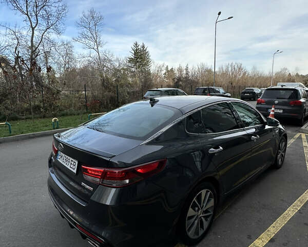 Сірий Кіа Оптіма, об'ємом двигуна 2 л та пробігом 142 тис. км за 10800 $, фото 5 на Automoto.ua