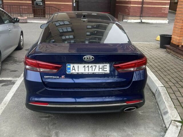 Синий Киа Оптима, объемом двигателя 2.4 л и пробегом 200 тыс. км за 14000 $, фото 18 на Automoto.ua