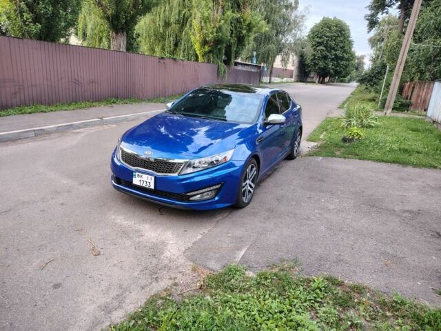 Синий Киа Оптима, объемом двигателя 2 л и пробегом 230 тыс. км за 14000 $, фото 4 на Automoto.ua