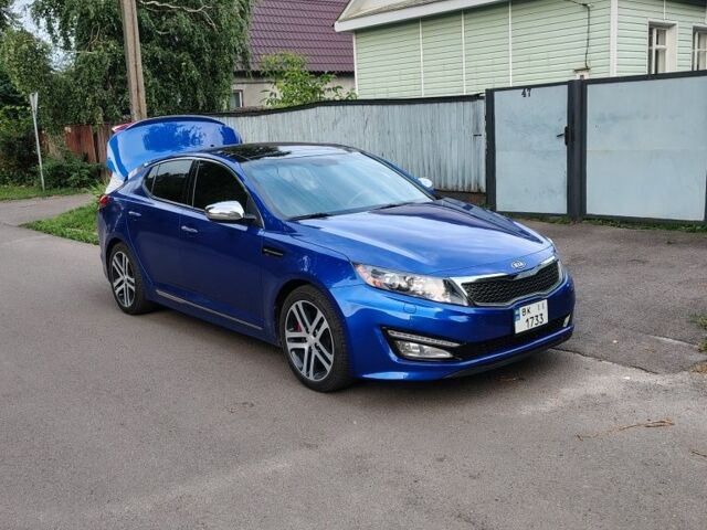 Синий Киа Оптима, объемом двигателя 2 л и пробегом 230 тыс. км за 14000 $, фото 1 на Automoto.ua