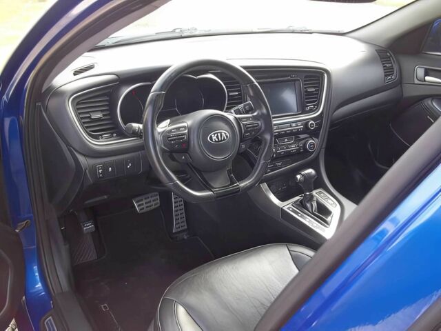 Синій Кіа Оптіма, об'ємом двигуна 2 л та пробігом 88 тис. км за 4500 $, фото 5 на Automoto.ua