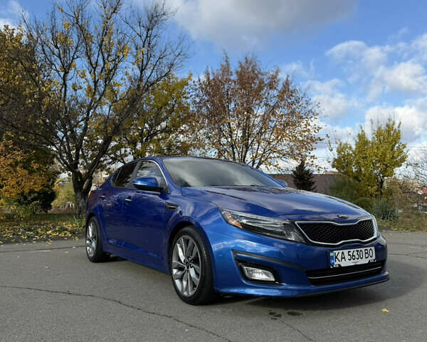 Кіа Оптіма 2014 у Києві на Automoto.ua Синій Кіа Оптіма, об'ємом двигуна 2.4 л та пробігом 123 тис. км за 10900 $, фото 1 на Automoto.ua