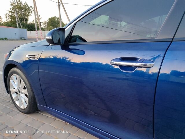 Синий Киа Оптима, объемом двигателя 2.4 л и пробегом 150 тыс. км за 9600 $, фото 16 на Automoto.ua