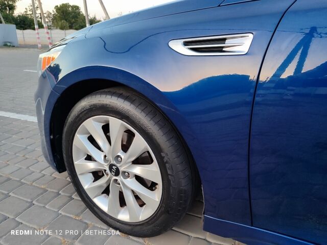 Синий Киа Оптима, объемом двигателя 2.4 л и пробегом 150 тыс. км за 9600 $, фото 17 на Automoto.ua