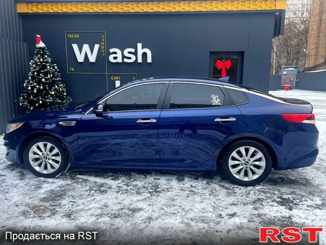 Синий Киа Оптима, объемом двигателя 2.4 л и пробегом 200 тыс. км за 9700 $, фото 4 на Automoto.ua
