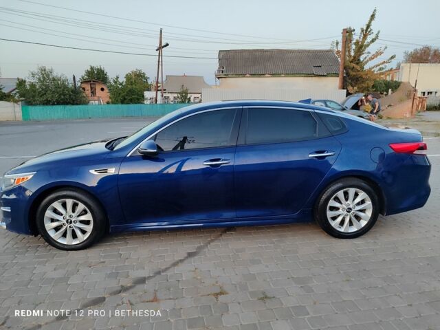 Синий Киа Оптима, объемом двигателя 2.4 л и пробегом 150 тыс. км за 9600 $, фото 5 на Automoto.ua