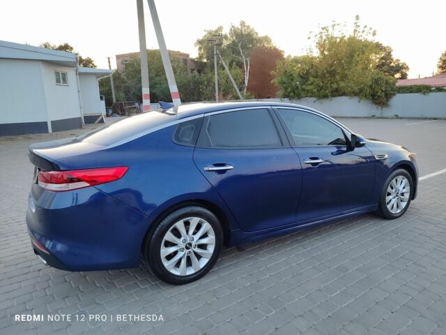 Синий Киа Оптима, объемом двигателя 2.4 л и пробегом 150 тыс. км за 9600 $, фото 3 на Automoto.ua
