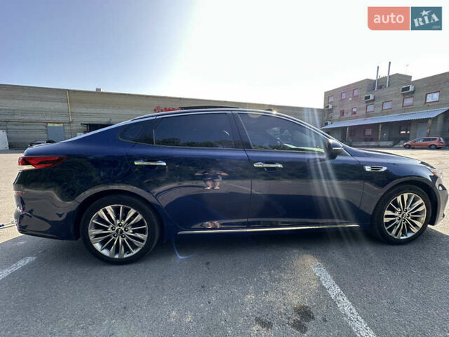 Синий Киа Оптима, объемом двигателя 2 л и пробегом 80 тыс. км за 17500 $, фото 3 на Automoto.ua