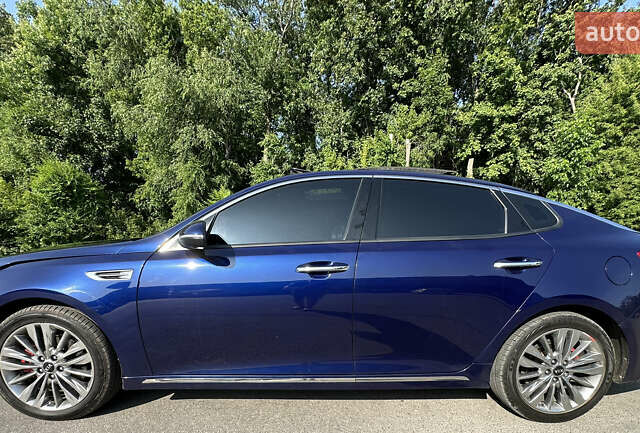 Синий Киа Оптима, объемом двигателя 2 л и пробегом 80 тыс. км за 17500 $, фото 2 на Automoto.ua