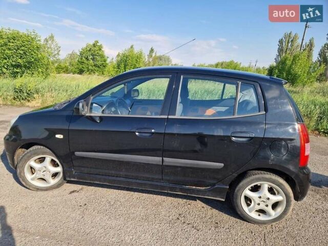 Черный Киа Пиканто, объемом двигателя 1.09 л и пробегом 267 тыс. км за 2900 $, фото 1 на Automoto.ua