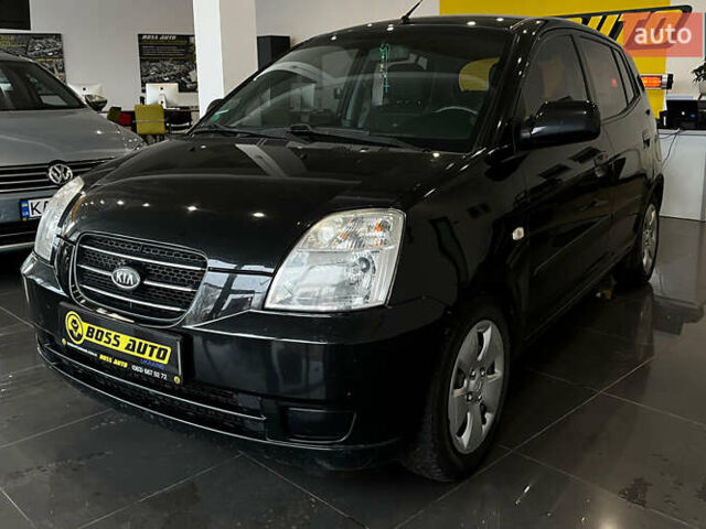 Черный Киа Пиканто, объемом двигателя 1.12 л и пробегом 202 тыс. км за 4500 $, фото 2 на Automoto.ua