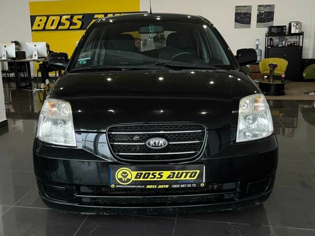 Черный Киа Пиканто, объемом двигателя 1.1 л и пробегом 202 тыс. км за 4500 $, фото 1 на Automoto.ua