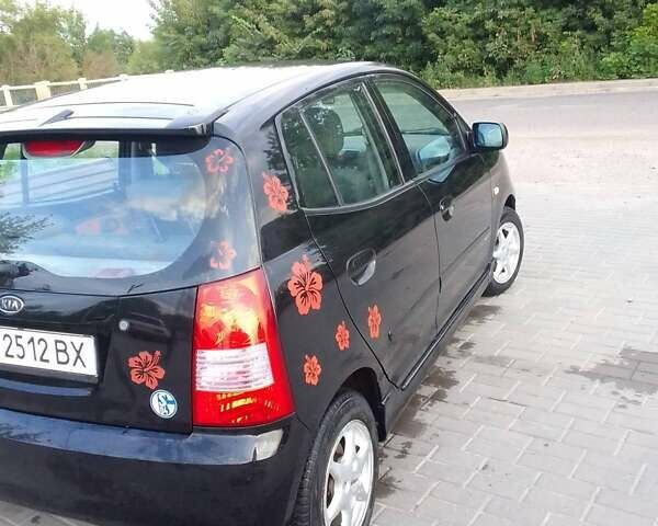 Черный Киа Пиканто, объемом двигателя 1.1 л и пробегом 127 тыс. км за 4700 $, фото 2 на Automoto.ua