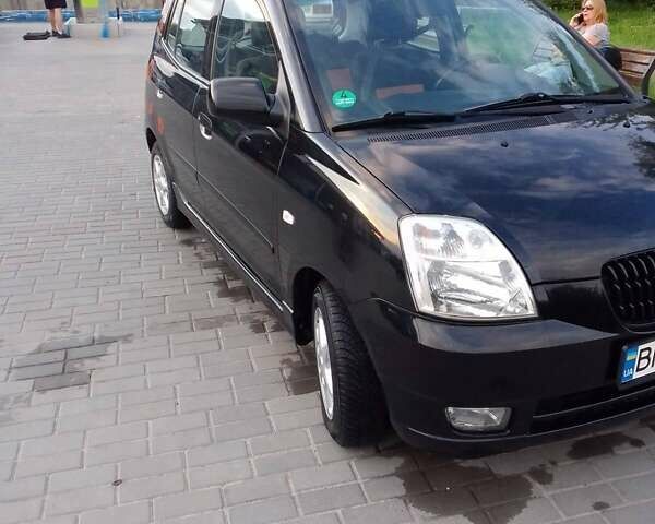 Черный Киа Пиканто, объемом двигателя 1.1 л и пробегом 127 тыс. км за 4700 $, фото 3 на Automoto.ua