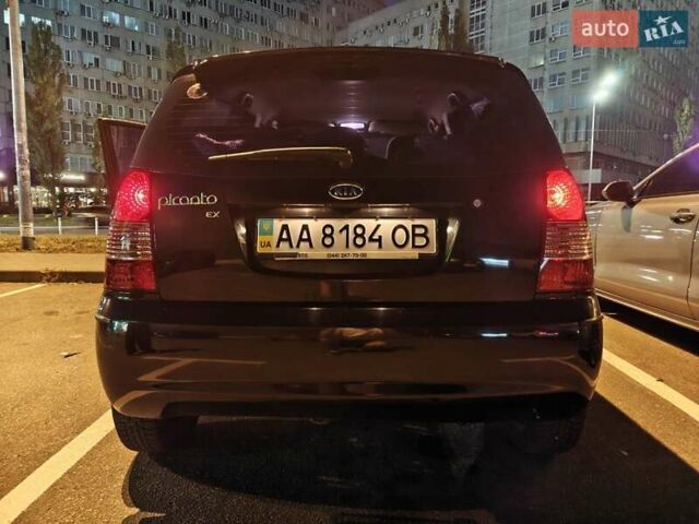 Черный Киа Пиканто, объемом двигателя 1.09 л и пробегом 161 тыс. км за 5500 $, фото 4 на Automoto.ua