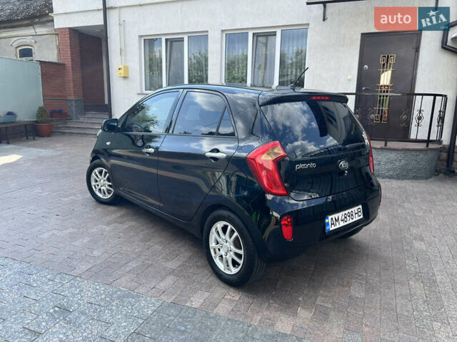 Черный Киа Пиканто, объемом двигателя 1.09 л и пробегом 193 тыс. км за 7500 $, фото 5 на Automoto.ua