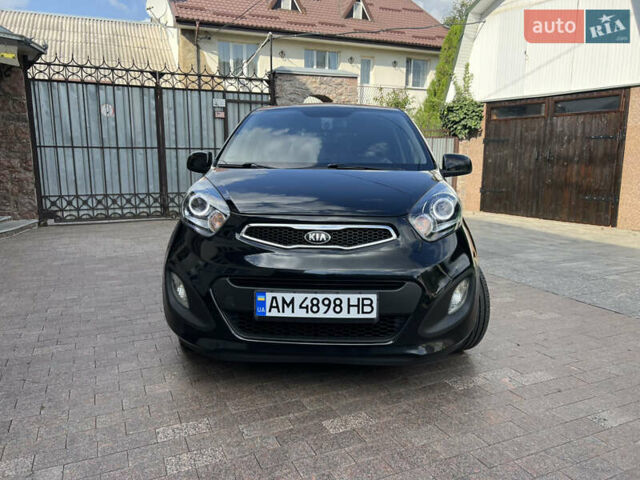 Черный Киа Пиканто, объемом двигателя 1.09 л и пробегом 193 тыс. км за 7500 $, фото 1 на Automoto.ua