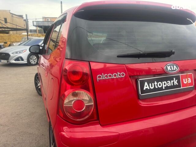 Червоний Кіа Піканто, об'ємом двигуна 1.1 л та пробігом 135 тис. км за 6390 $, фото 12 на Automoto.ua
