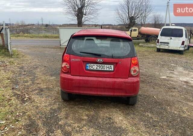 Красный Киа Пиканто, объемом двигателя 1.09 л и пробегом 130 тыс. км за 3800 $, фото 4 на Automoto.ua
