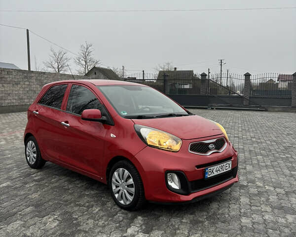 Красный Киа Пиканто, объемом двигателя 1 л и пробегом 100 тыс. км за 6200 $, фото 1 на Automoto.ua