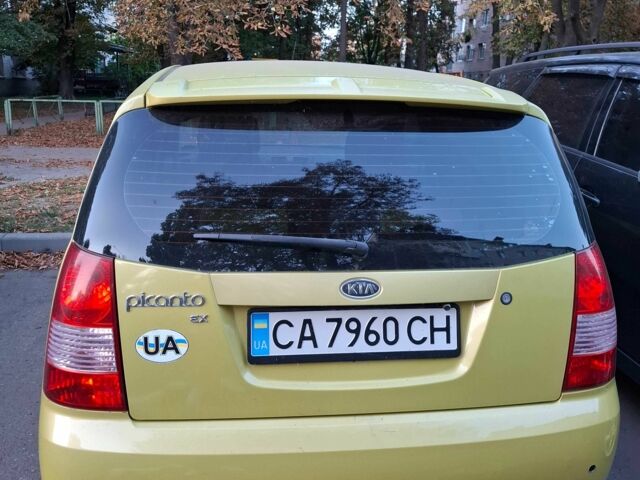 Желтый Киа Пиканто, объемом двигателя 1.1 л и пробегом 134 тыс. км за 4400 $, фото 3 на Automoto.ua